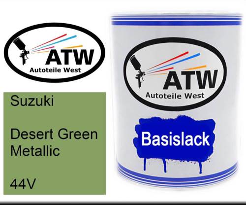 Suzuki, Desert Green Metallic, 44V: 1L Lackdose, von ATW Autoteile West.